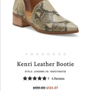 Women’s Kenrie Bootie, Never worn!! Size 9